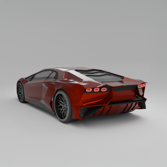 赤いスポーツカー